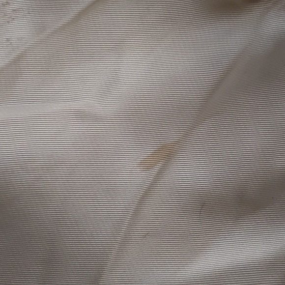 Vintage Rabbit Fur Short Jacket Dyed White Brown Completely Lined - Picture 15 of 16